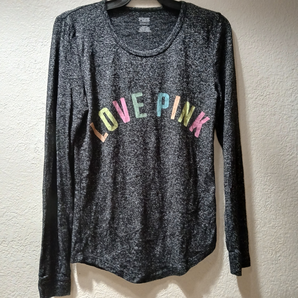 Vs pink top size S P Victoria's Secret Love Pink Long Sleeve Shirt
